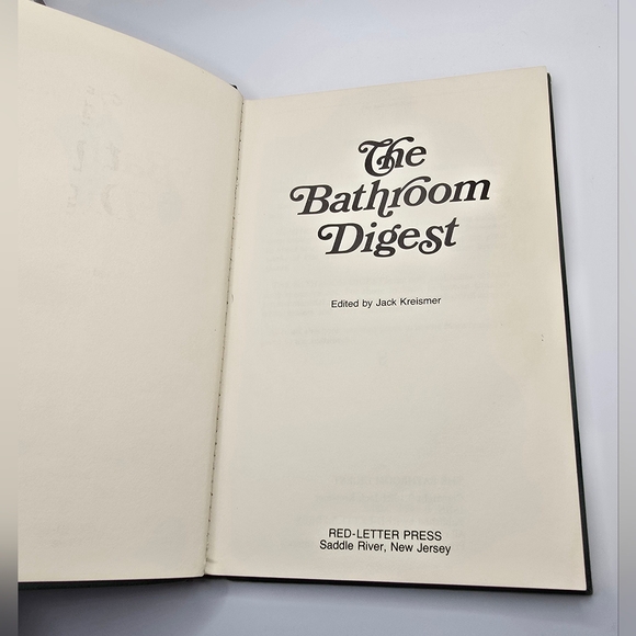 The Bathroom Digest Edited By Jack Kreismer GOOD 1984 USA Short Stories Humor - Picture 4 of 10